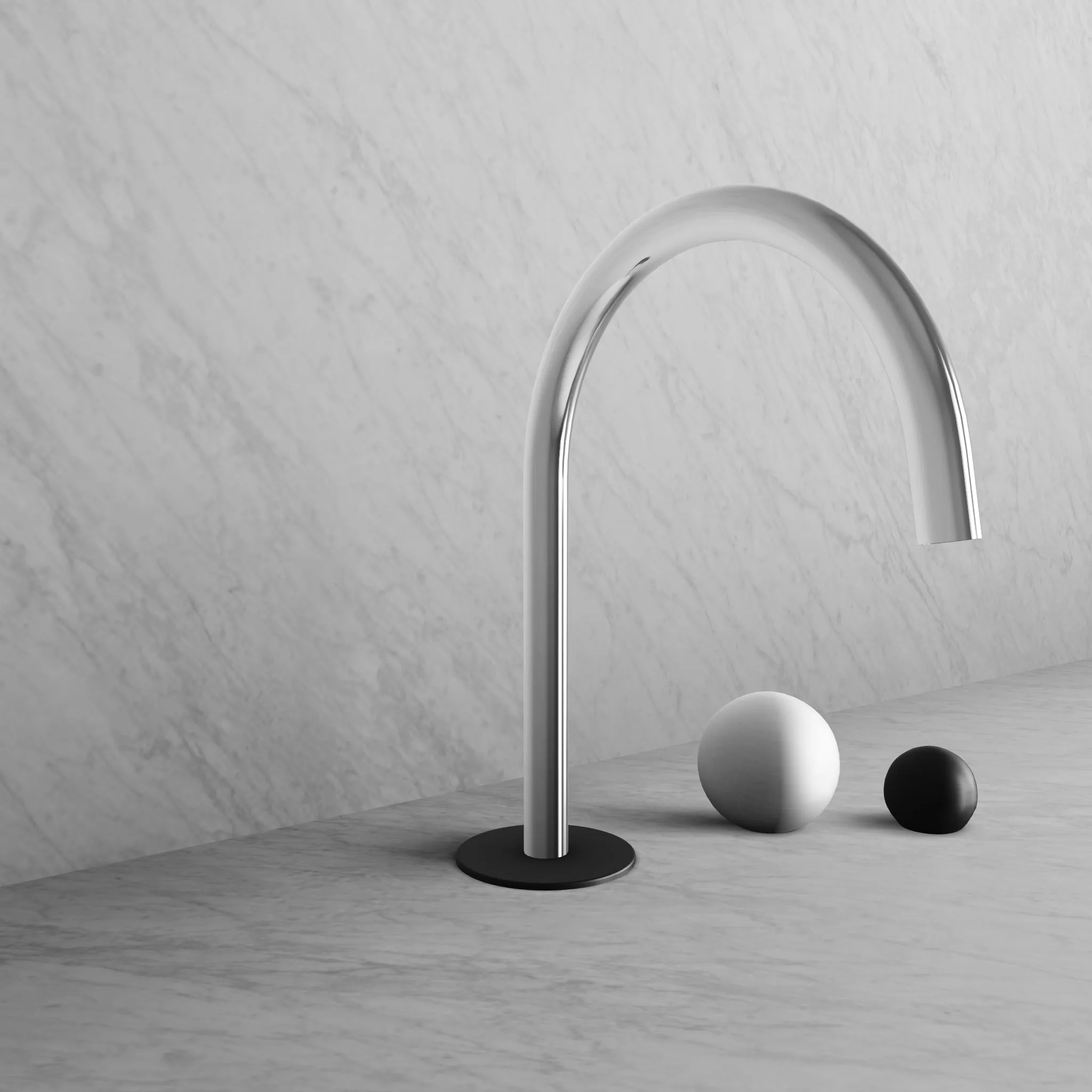 BARiL B35-8009-00L-CK Two-Handle Deck Mounted Lavatory Faucet