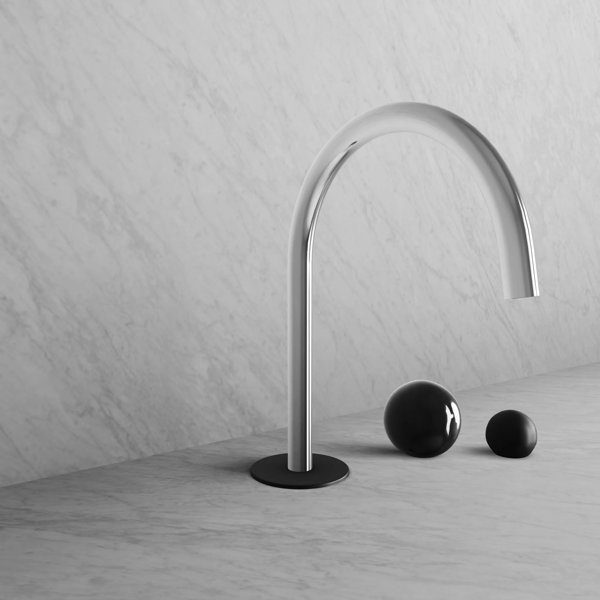 BARiL B35-8009-00L-CK Two-Handle Deck Mounted Lavatory Faucet