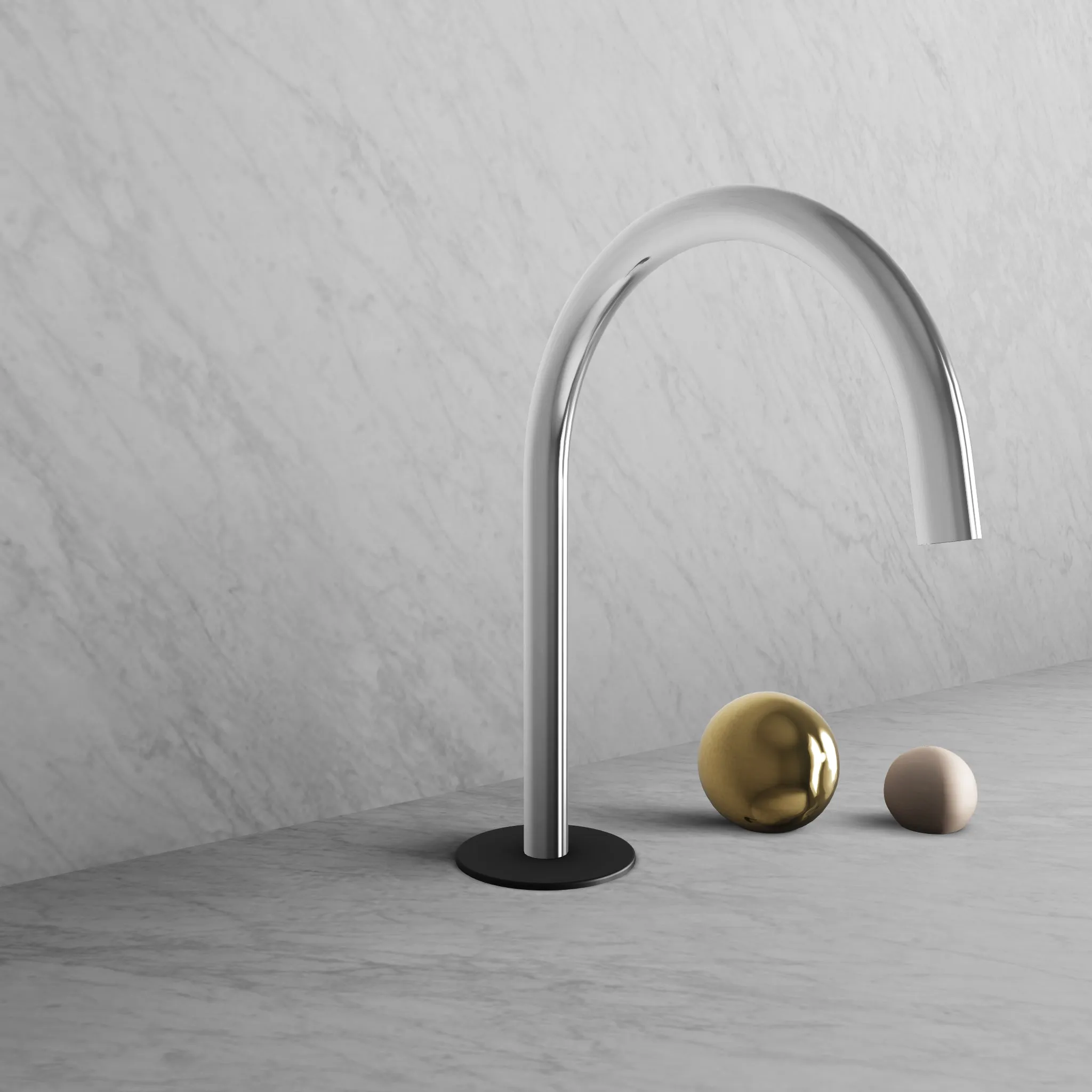 BARiL B35-8009-00L-CK Two-Handle Deck Mounted Lavatory Faucet