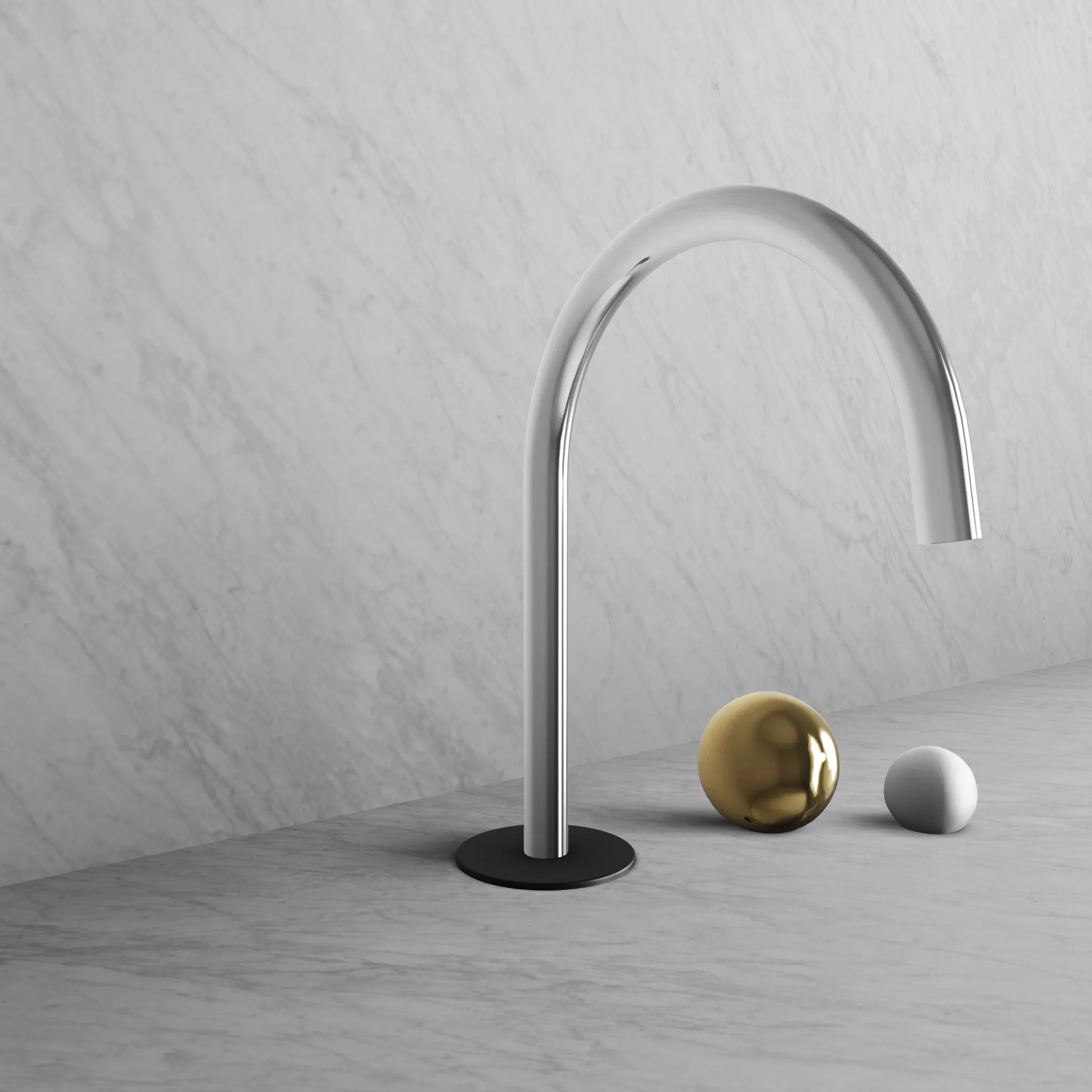 BARiL B35-8009-00L-CK Two-Handle Deck Mounted Lavatory Faucet