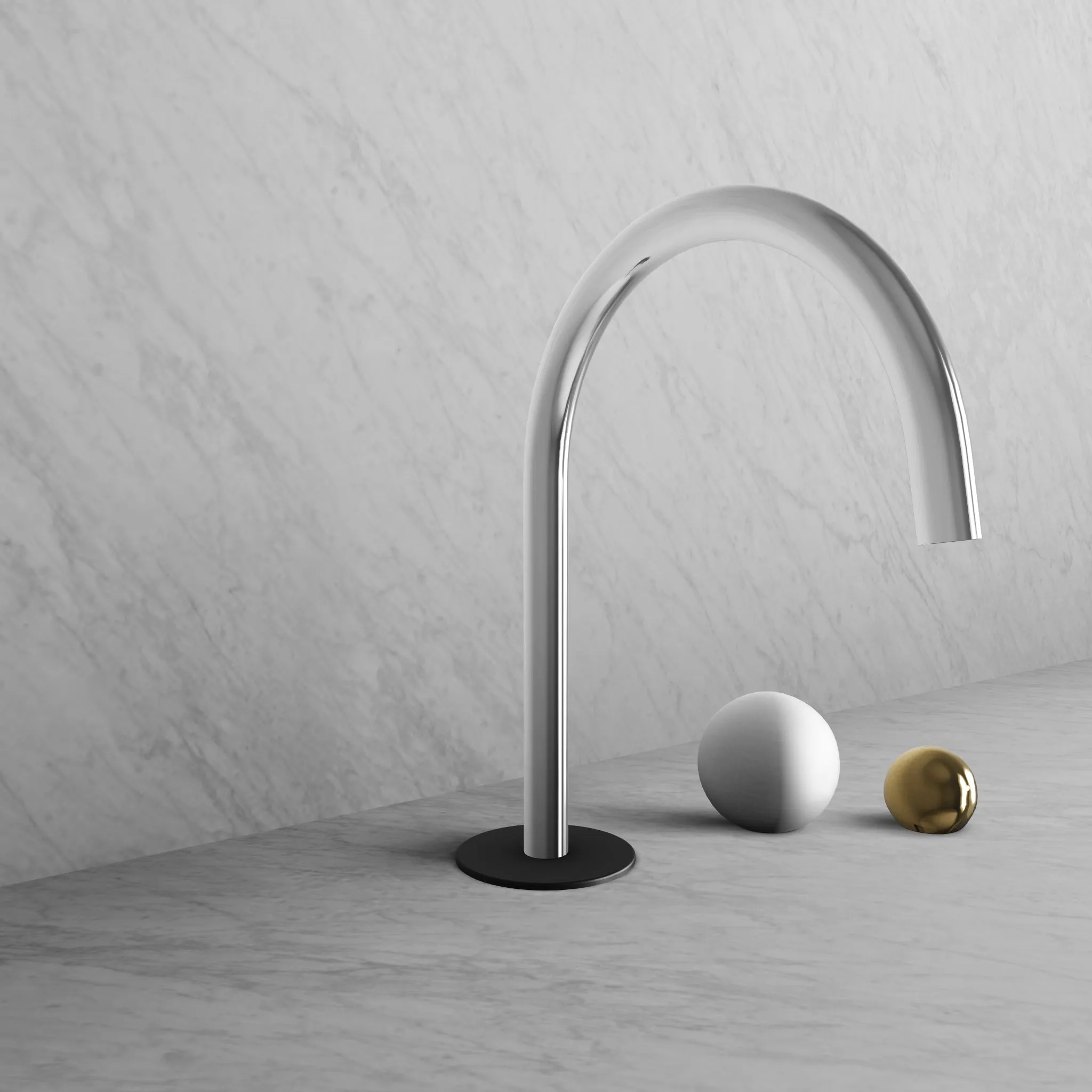 BARiL B35-8009-00L-CK Two-Handle Deck Mounted Lavatory Faucet