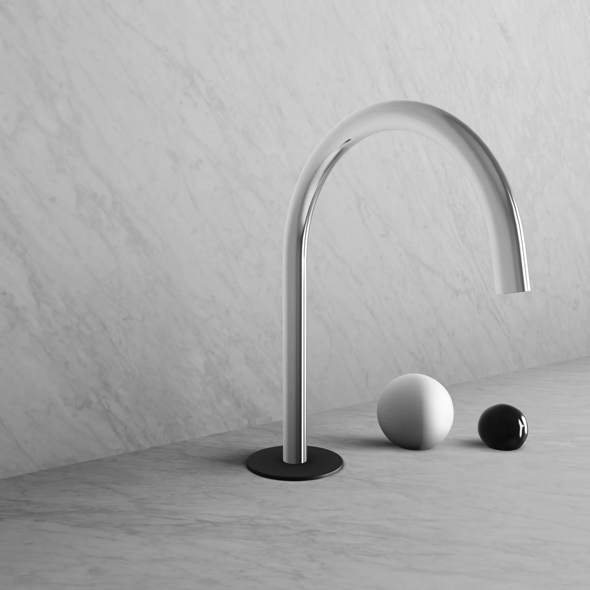 BARiL B35-8009-00L-CK Two-Handle Deck Mounted Lavatory Faucet