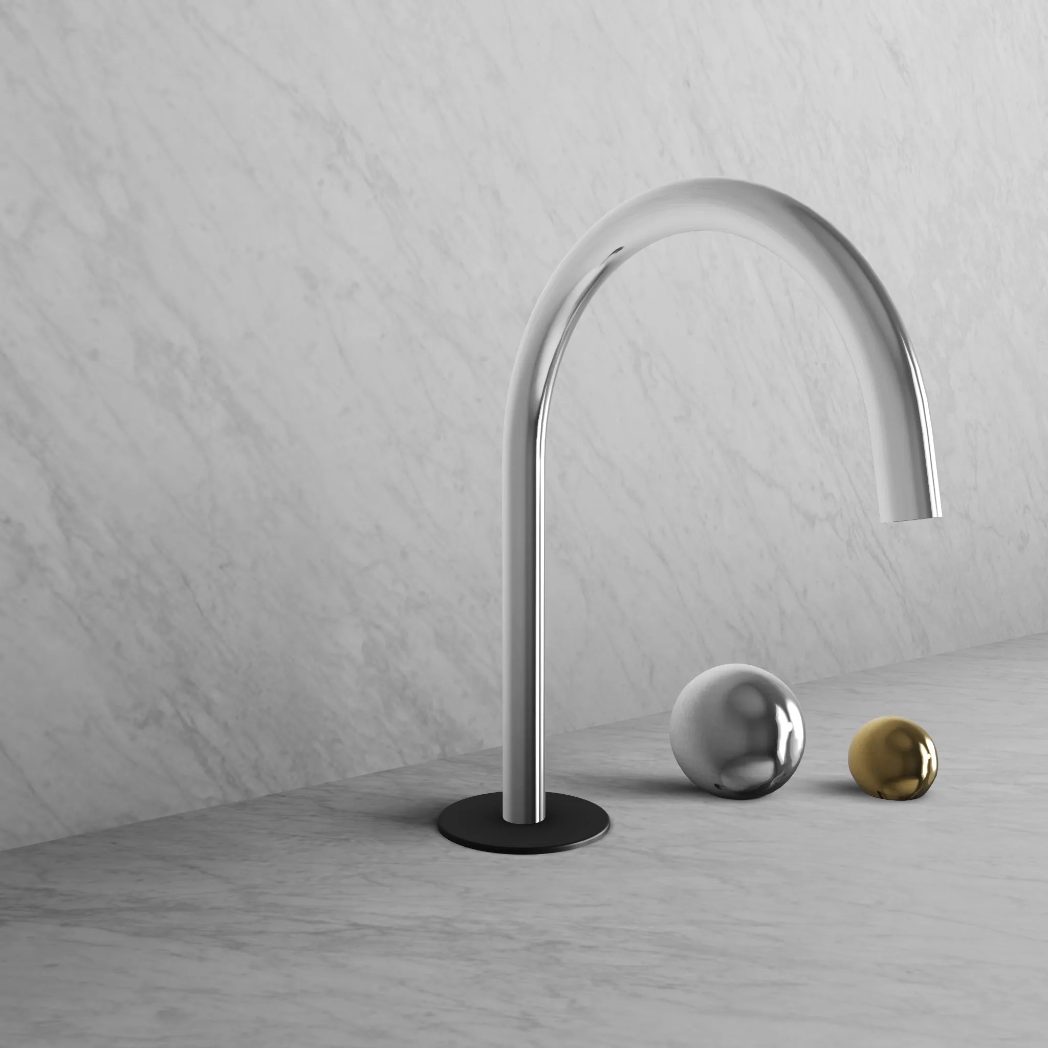 BARiL B35-8009-00L-CK Two-Handle Deck Mounted Lavatory Faucet