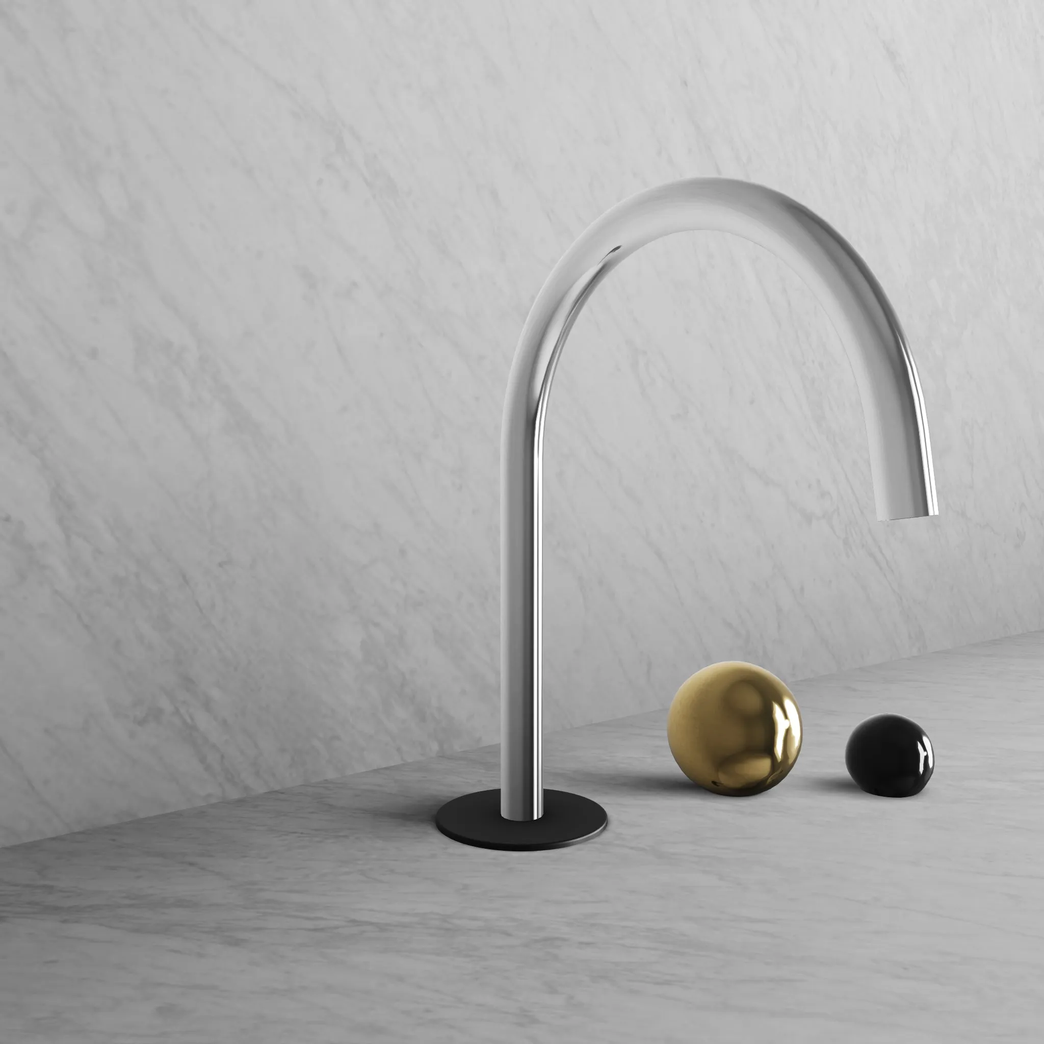 BARiL B35-8009-00L-CK Two-Handle Deck Mounted Lavatory Faucet