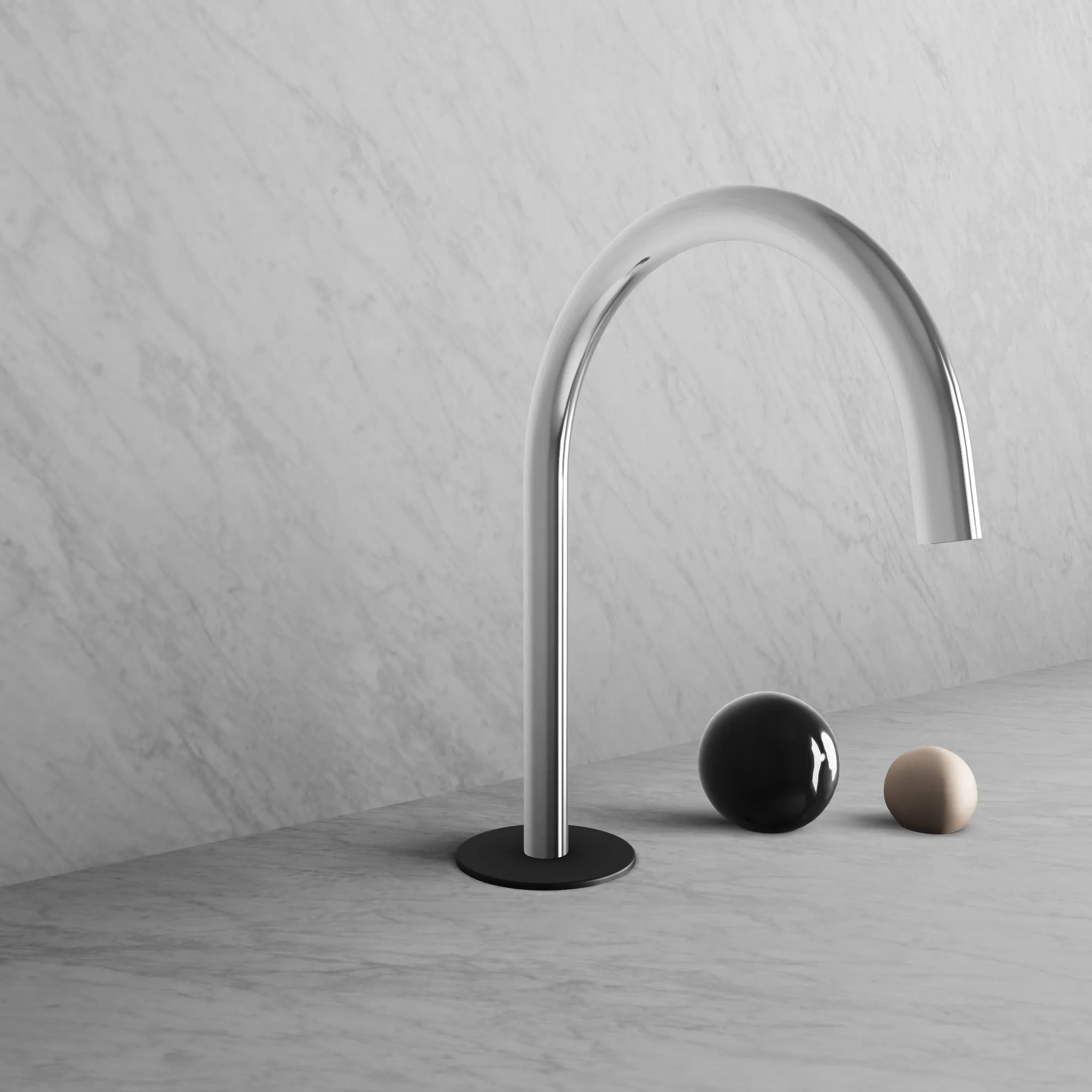BARiL B35-8009-00L-CK Two-Handle Deck Mounted Lavatory Faucet