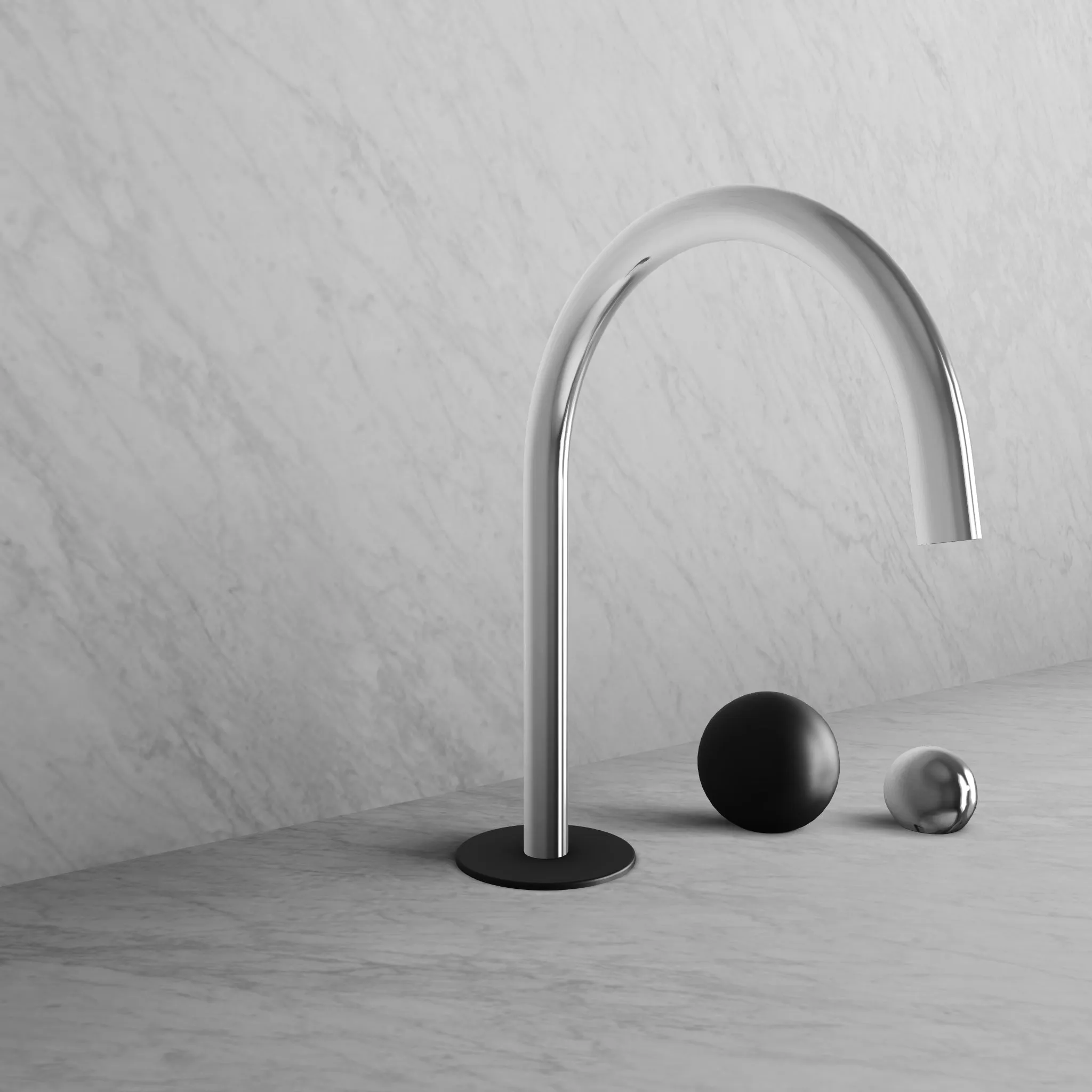 BARiL B35-8009-00L-CK Two-Handle Deck Mounted Lavatory Faucet