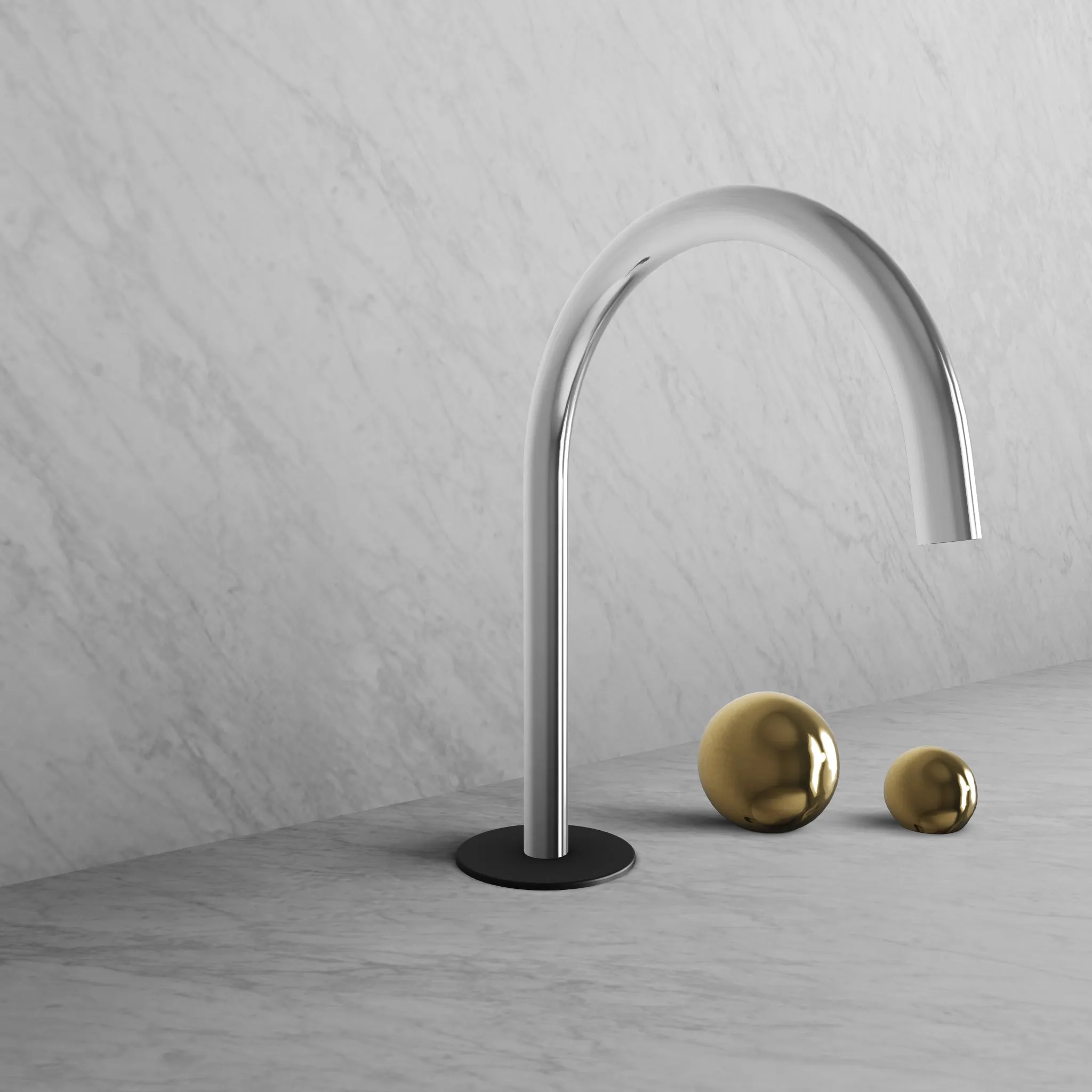 BARiL B35-8009-00L-CK Two-Handle Deck Mounted Lavatory Faucet