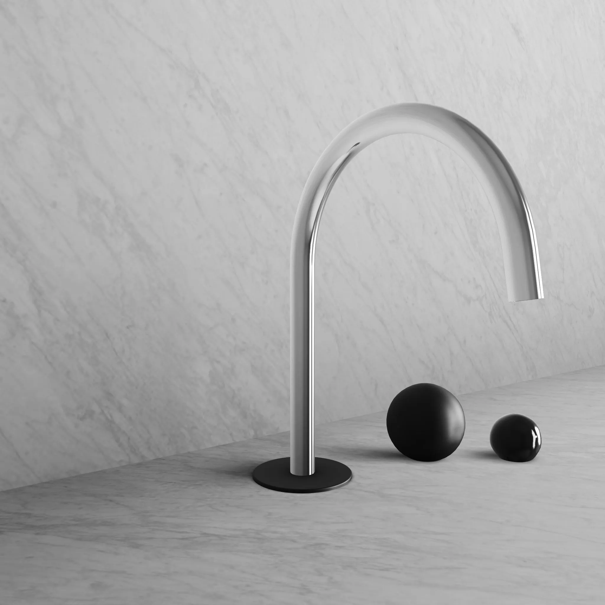 BARiL B35-8009-00L-CK Two-Handle Deck Mounted Lavatory Faucet