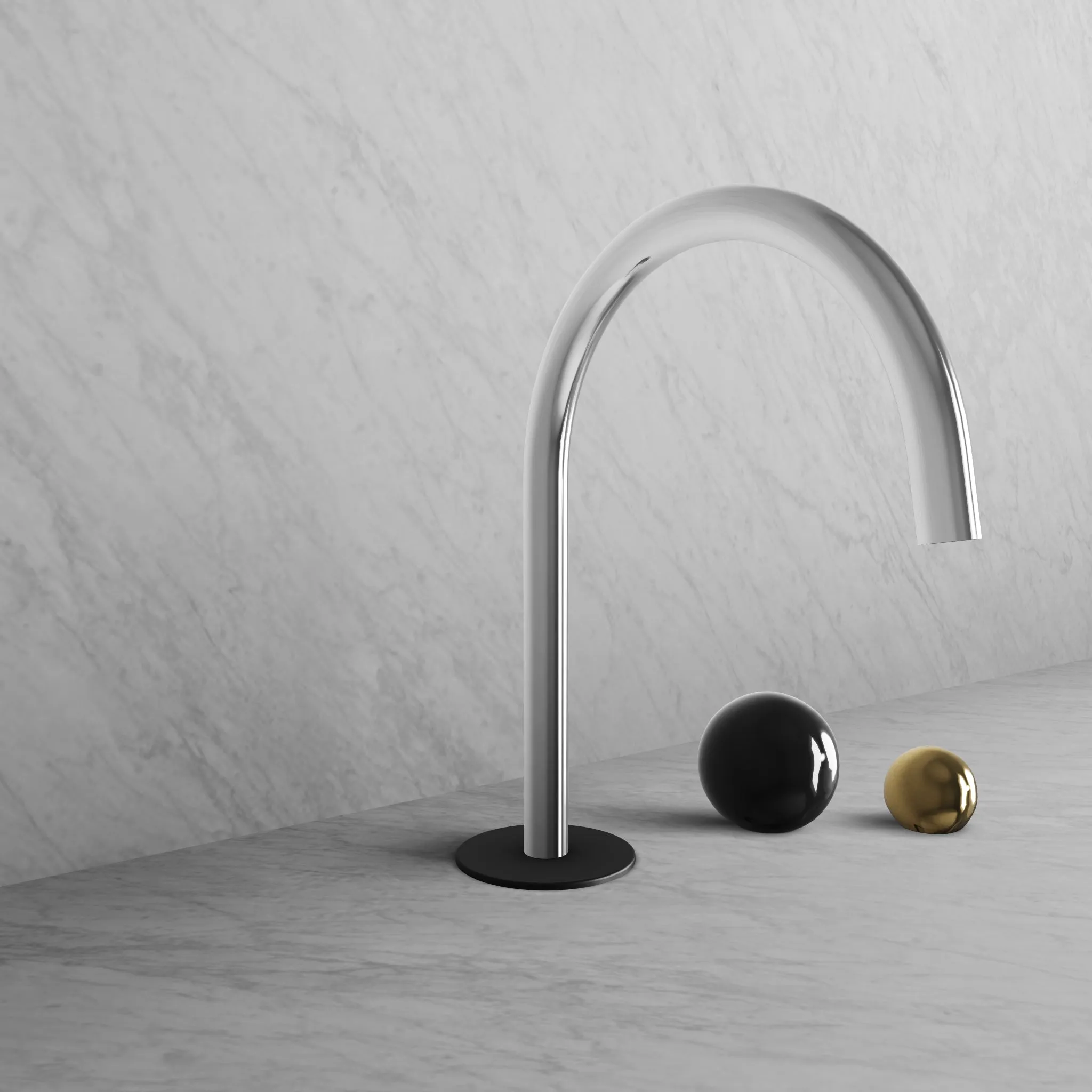 BARiL B35-8009-00L-CK Two-Handle Deck Mounted Lavatory Faucet