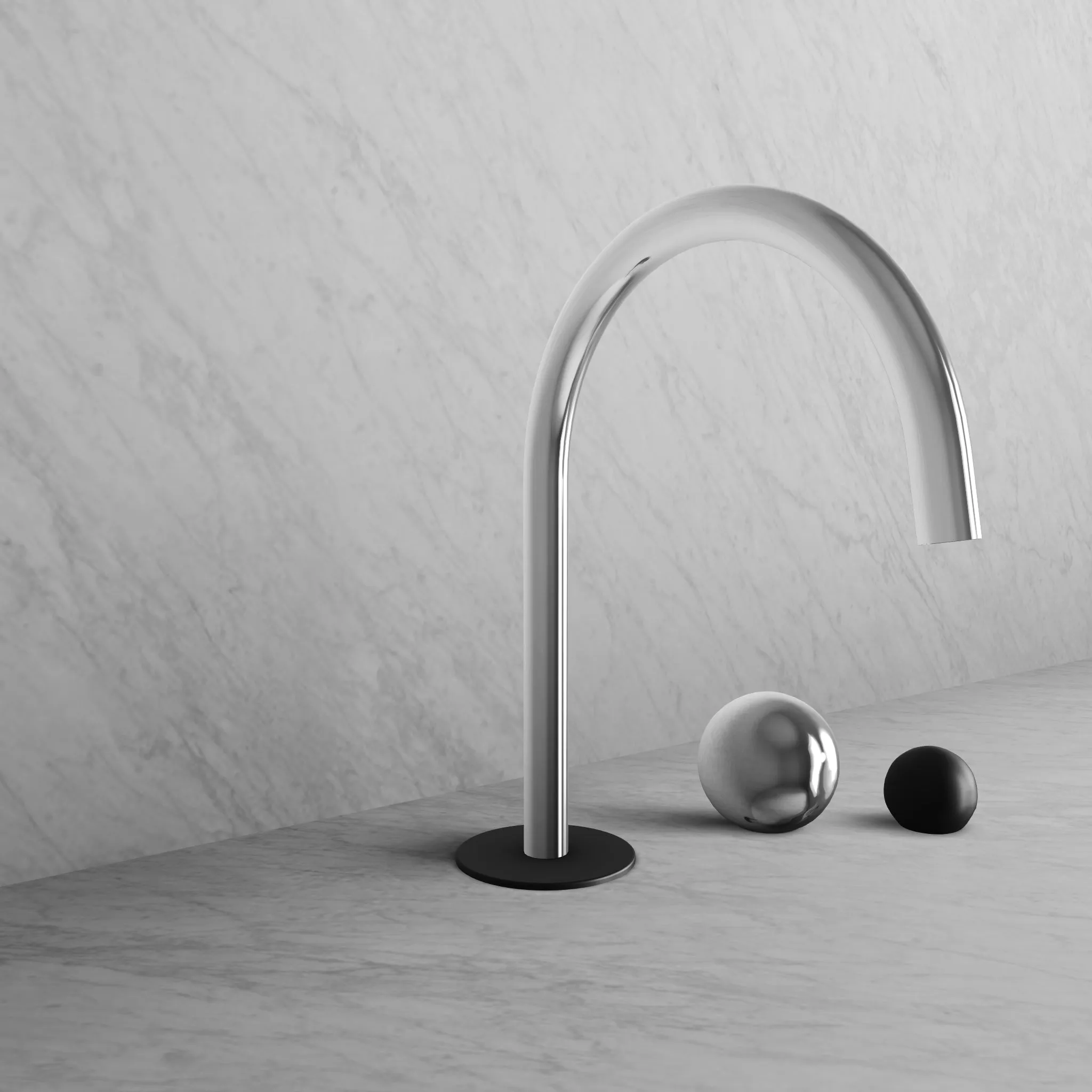 BARiL B35-8009-00L-CK Two-Handle Deck Mounted Lavatory Faucet