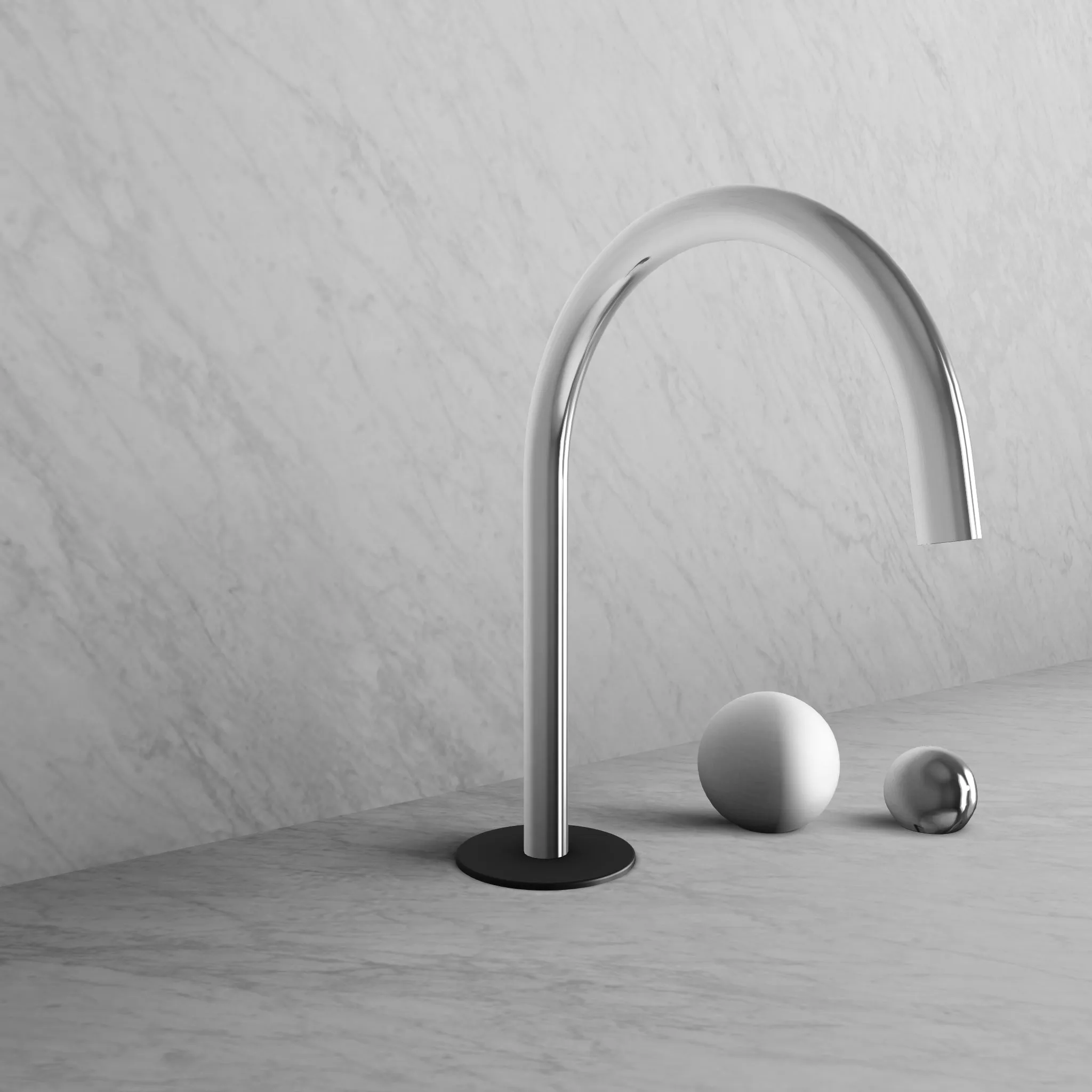 BARiL B35-8009-00L-CK Two-Handle Deck Mounted Lavatory Faucet