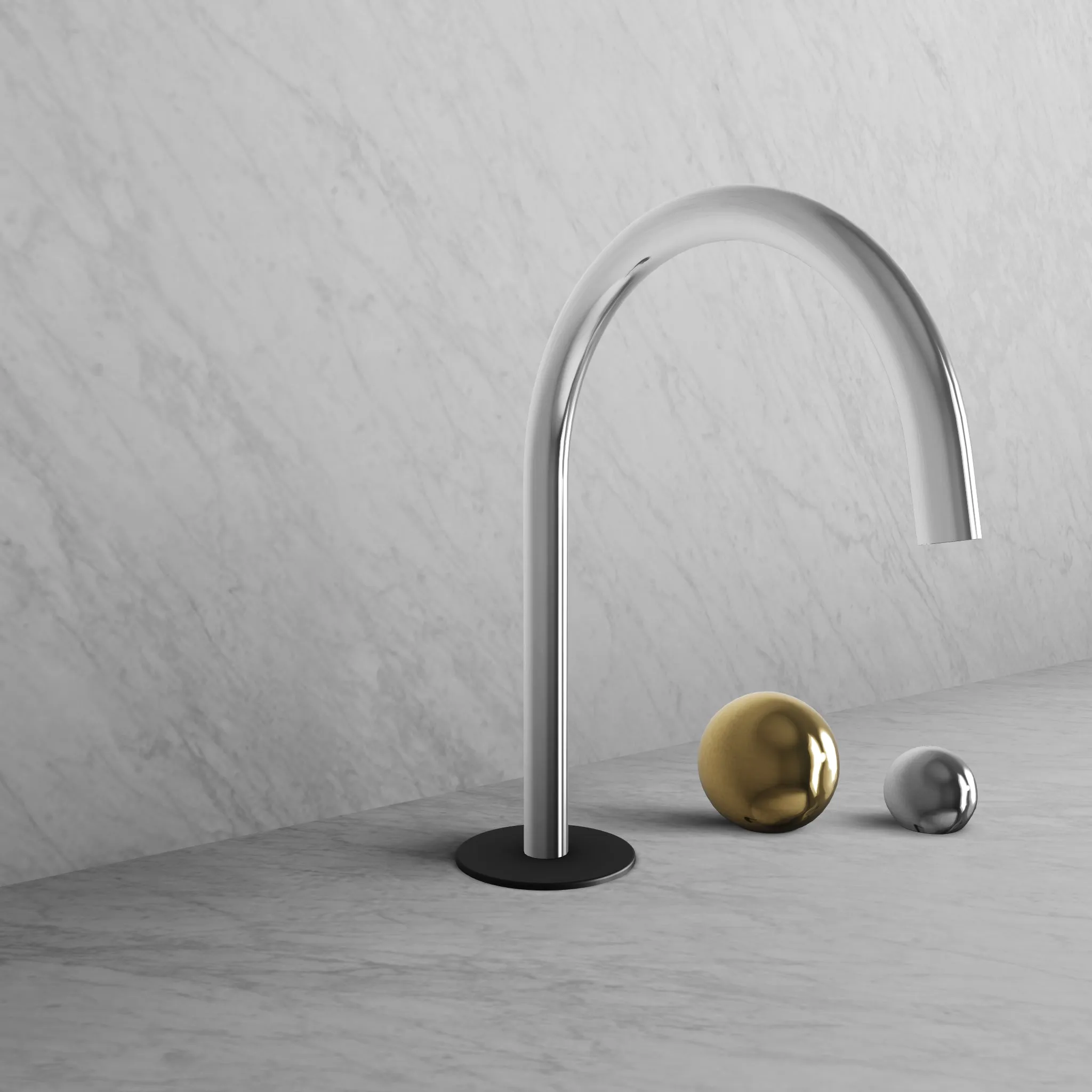 BARiL B35-8009-00L-CK Two-Handle Deck Mounted Lavatory Faucet