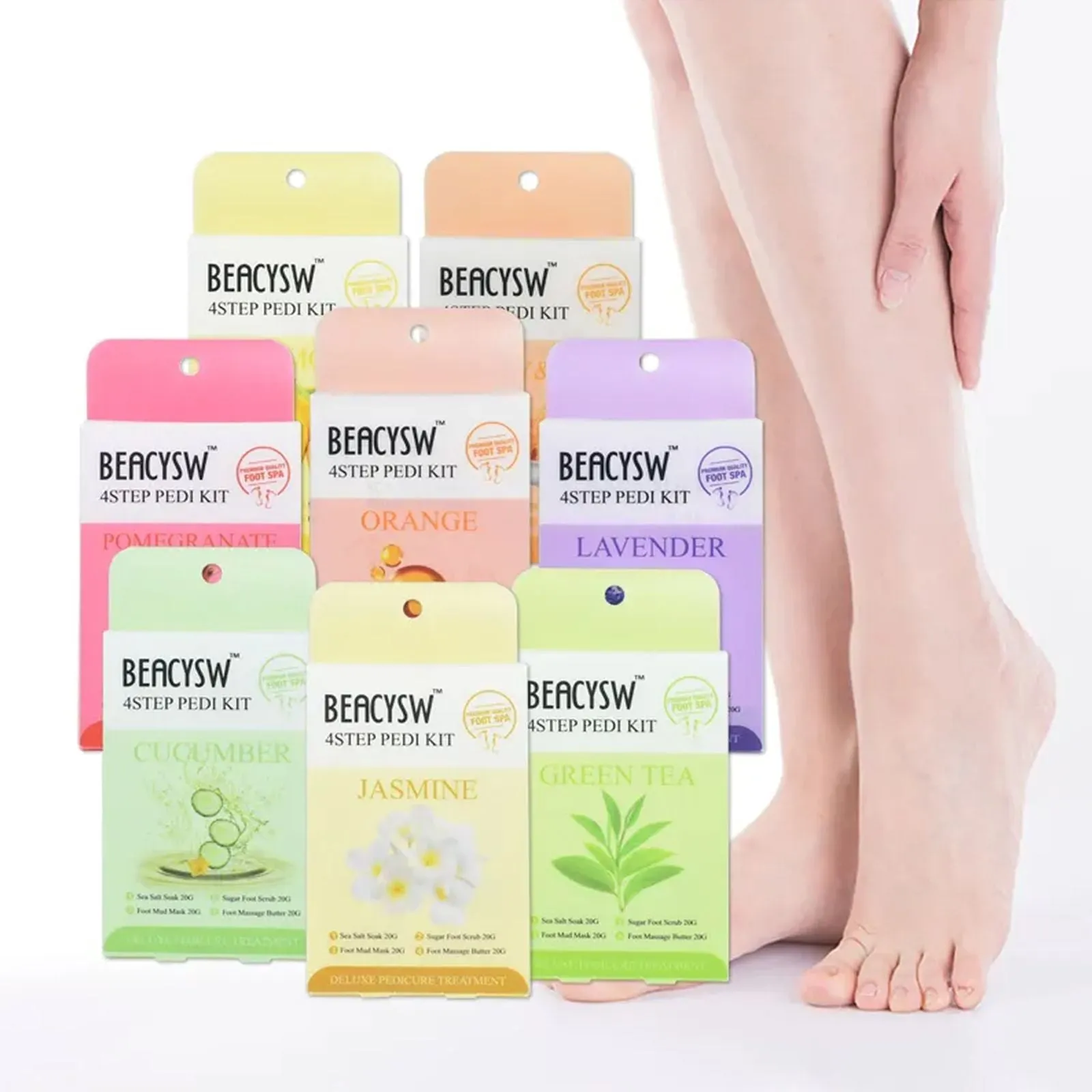 Beacysw Professional Foot Spa 4 in 1 Pedicure Kit
