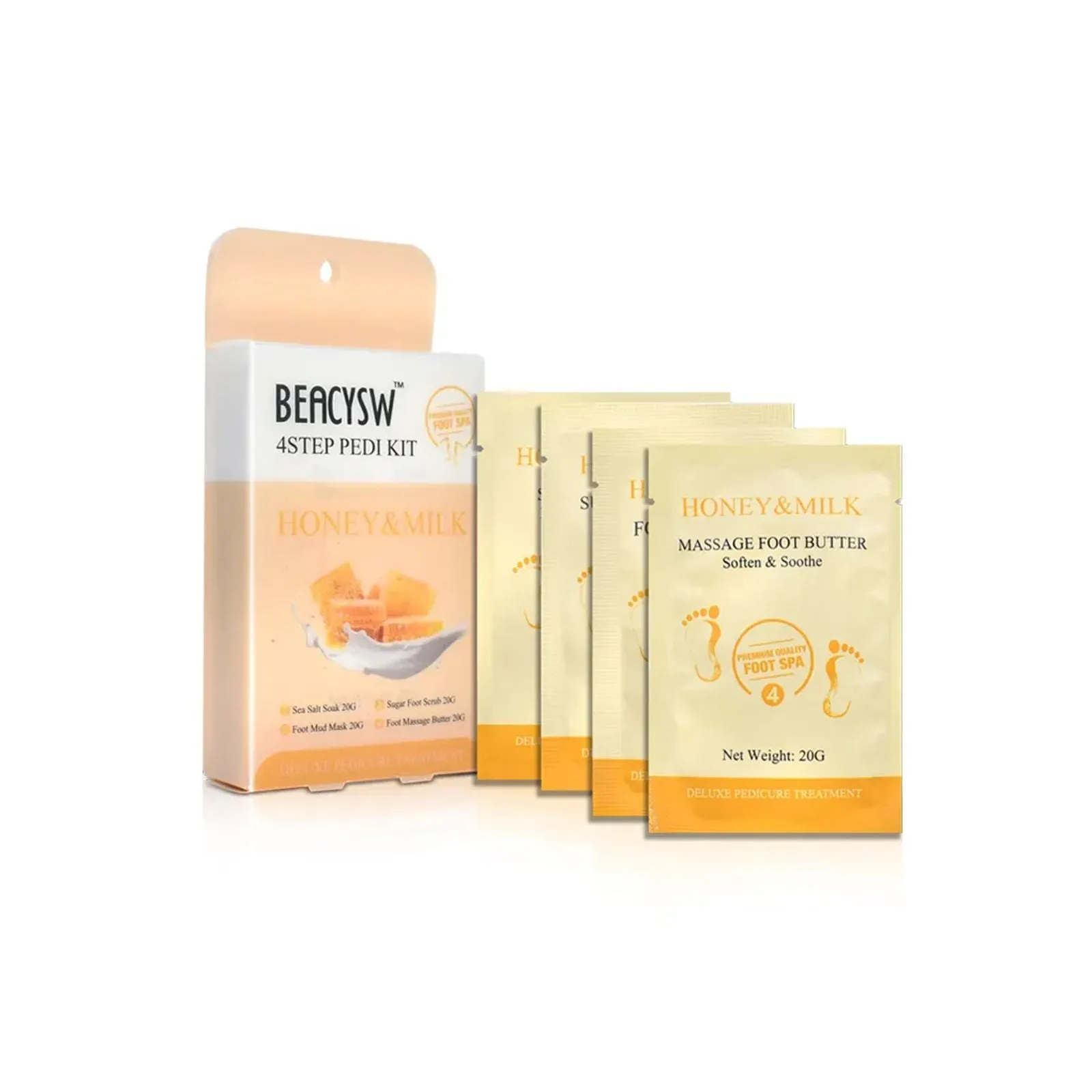 Beacysw Professional Foot Spa 4 in 1 Pedicure Kit