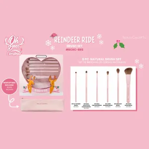 Beauty Creation - Reindeer Ride Six Piece Natural Brush Set