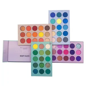 Beauty Glazed eyeshadow palette colorful Eye shadow Palette Glitter