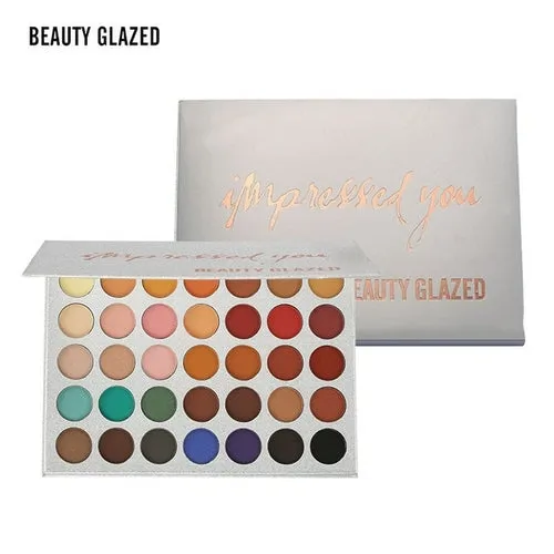 Beauty Glazed eyeshadow palette colorful Eye shadow Palette Glitter