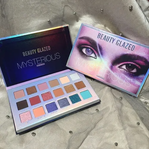 Beauty Glazed eyeshadow palette colorful Eye shadow Palette Glitter