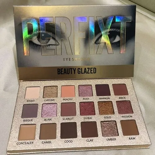Beauty Glazed eyeshadow palette colorful Eye shadow Palette Glitter