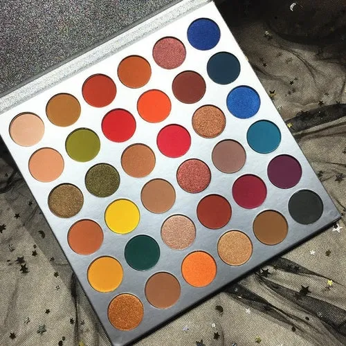 Beauty Glazed eyeshadow palette colorful Eye shadow Palette Glitter