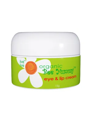 bee yummy eye and lip cream, live live & organic