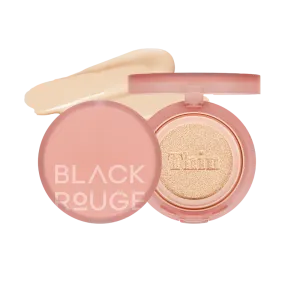 Black Rouge Thin Layer Velour Cushion