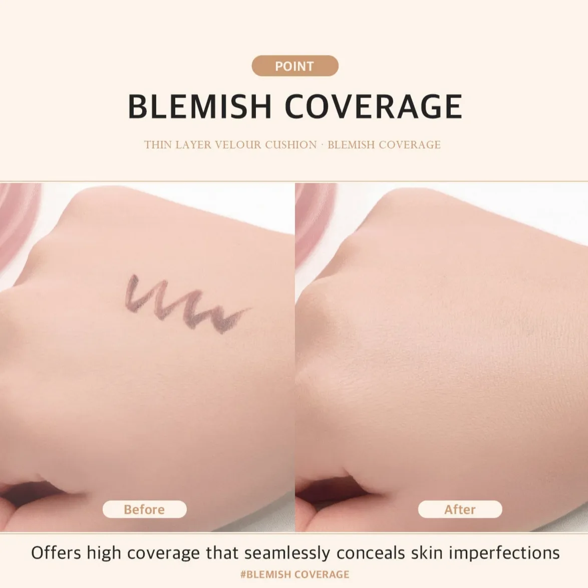 Black Rouge Thin Layer Velour Cushion