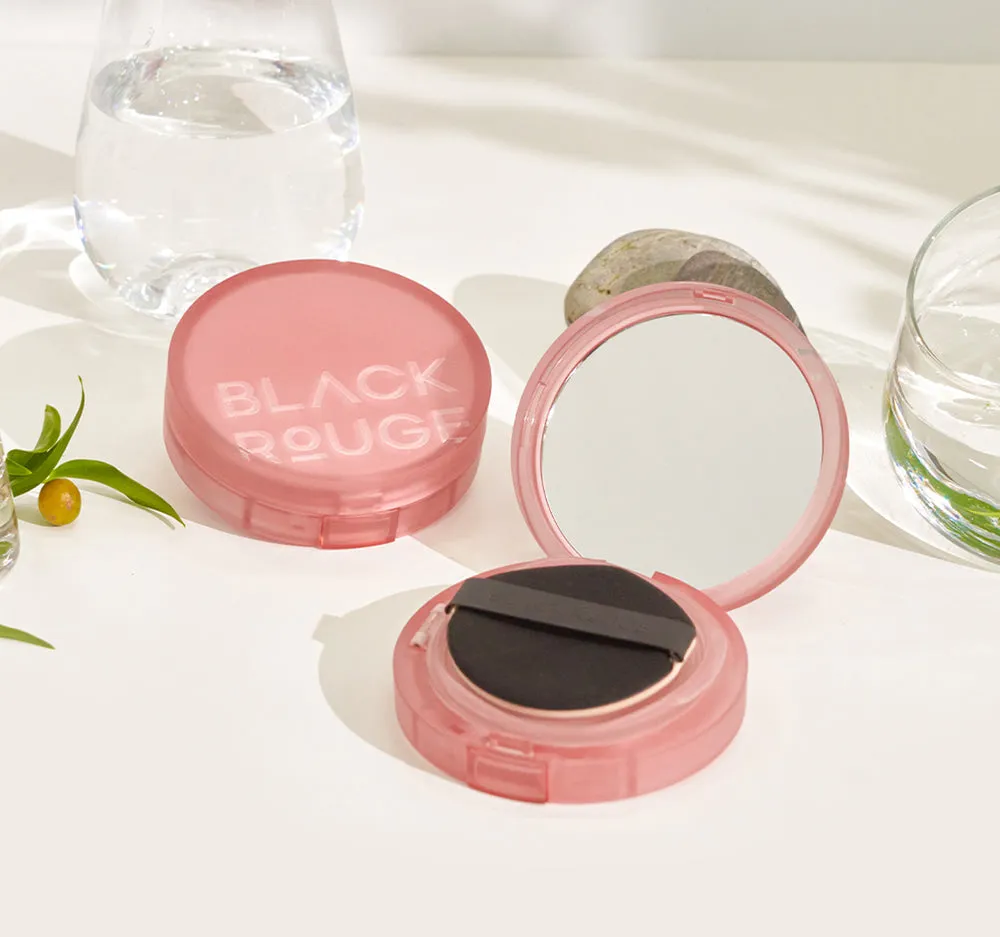 Black Rouge Thin Layer Velour Cushion