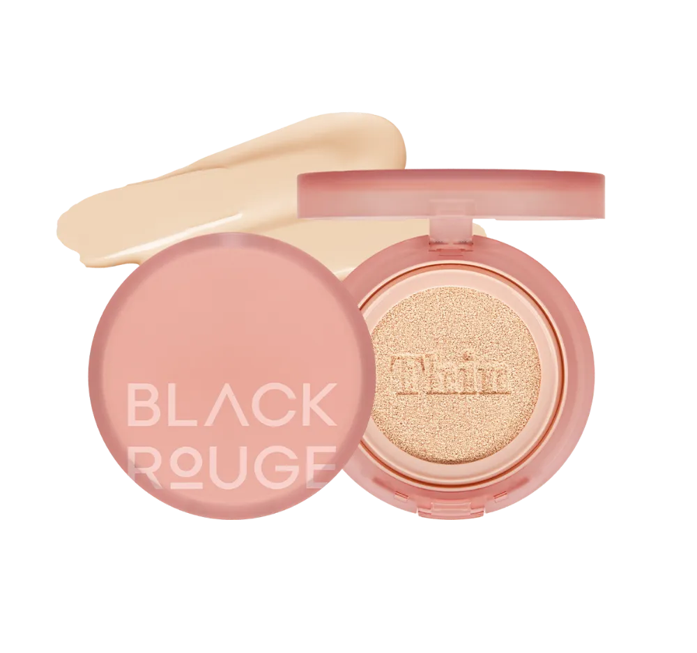 Black Rouge Thin Layer Velour Cushion