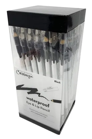 Black Waterproof Extra Long Eye & Lip Pencil