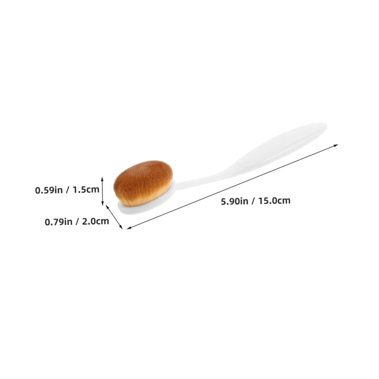 Blush Brush Loose Powder Brush Set Pcs Large Makeup Tools Synthetic Fiber Non-powder Absorbing for Face