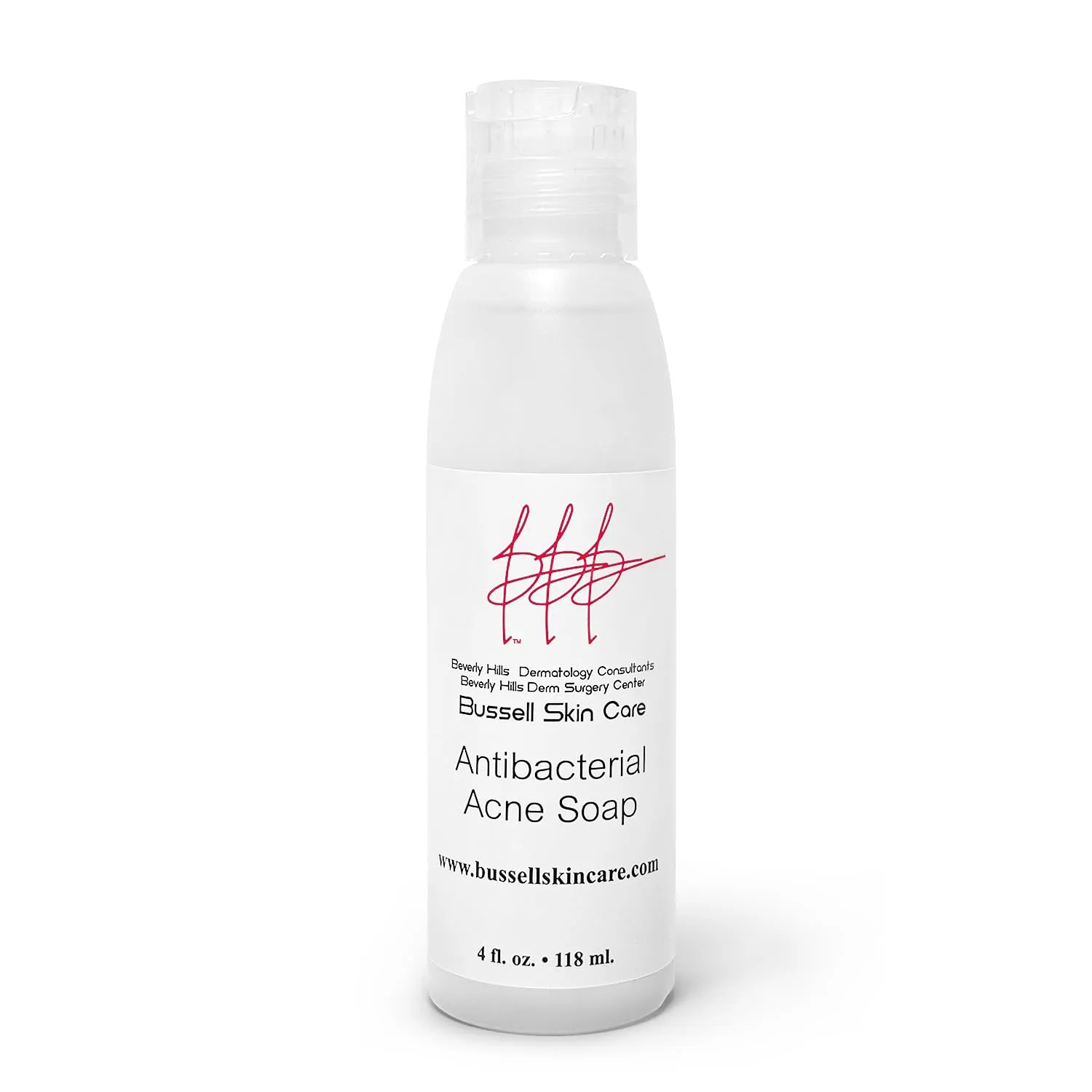 Bussell Skin Care Beverly Hills Dermatology Consultants - Anti-Bacterial Acne Soap - Salicylic Acid 1% 4 oz
