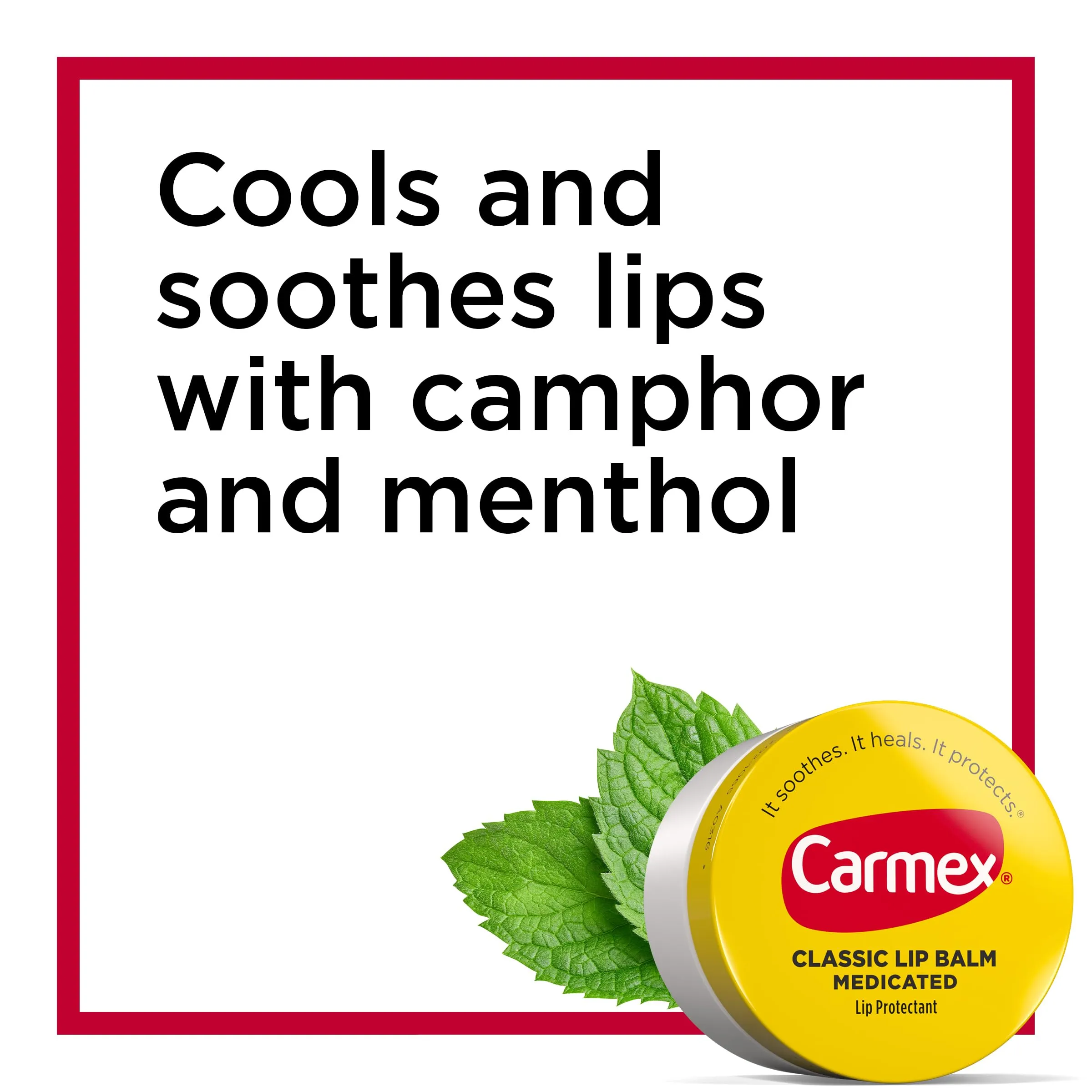 Carmex Classic Medicated Lip Balm Pack, Lip Moisturizer for Chapped Lips, 18 Count (6 Tubes, 6 Sticks, 6 Jars)