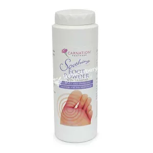 Carnation Footcare Soothing Foot Powder With Tolnaftate