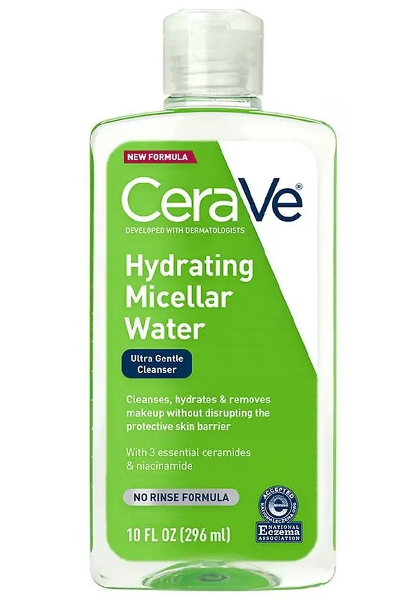Cerave Hydrating Micellar Water, Ultra Gentle Facial Cleanser  10oz/296ml New
