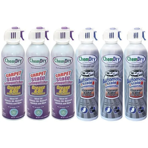 Chem-Dry C990-6 Automotive Grease & Oil Spot Remover (6 pk)