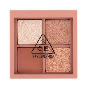 Chic Fusion Mini Eyeshadow Palette: Enchanting Pink & Brown Shades