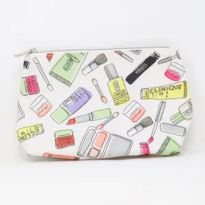 Clinique Makeup Printed Cosmetic Bag  / New