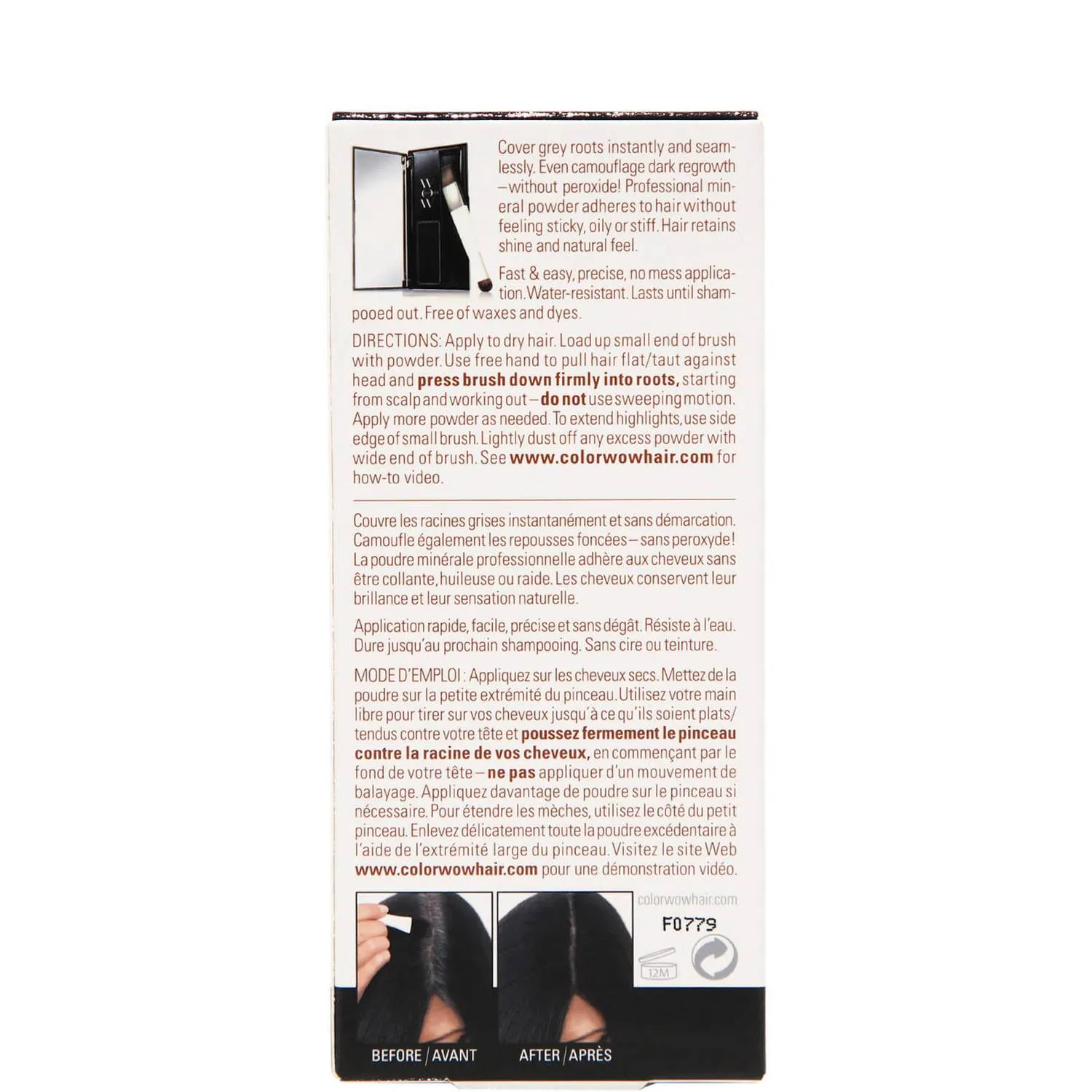 Color Wow Root Cover Up - Black 2.1g