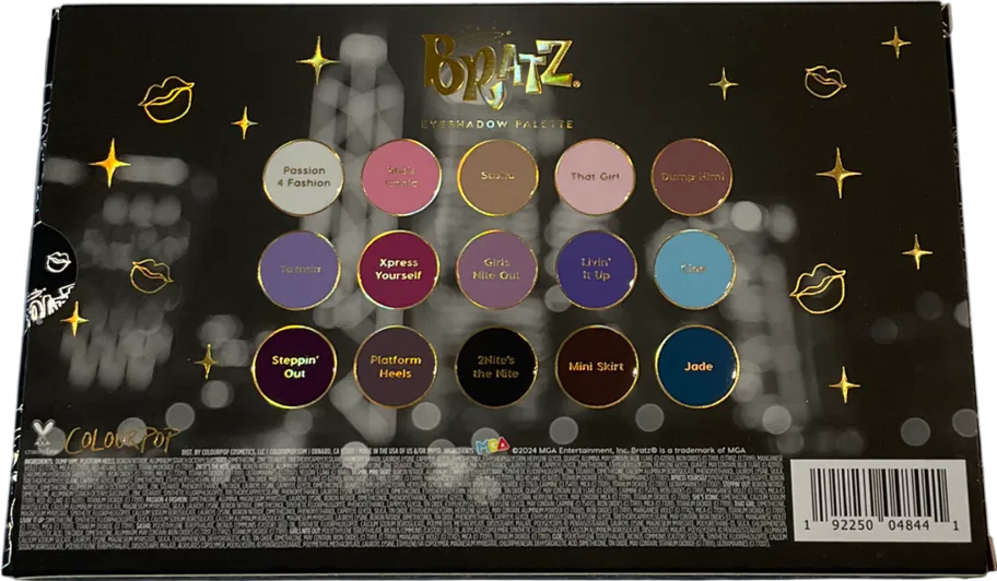 colourpop Girls Night Out Eyeshadow Palette 16.5