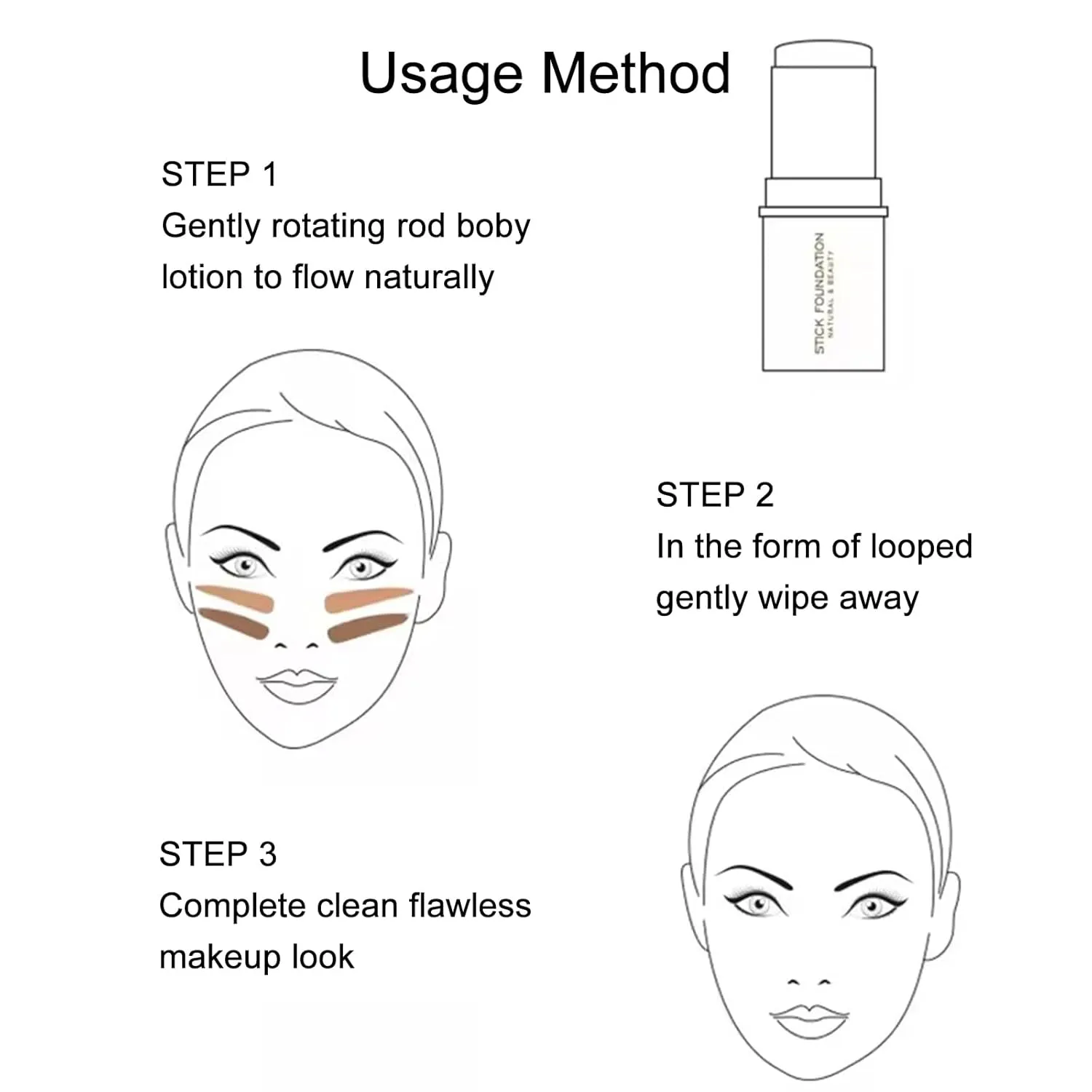 Concealer Foundation Stick, Superstay Powerful Coverage for Flawless Skin, Face Makeup and Contour Stick Foundations for Mature Skin, Base de Maquillaje Long-lasting & Sweat Resistant (02#, 8.5g)
