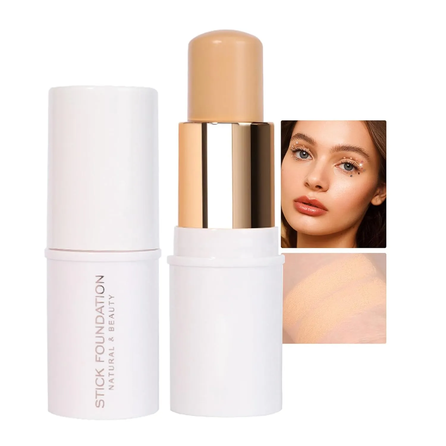 Concealer Foundation Stick, Superstay Powerful Coverage for Flawless Skin, Face Makeup and Contour Stick Foundations for Mature Skin, Base de Maquillaje Long-lasting & Sweat Resistant (02#, 8.5g)