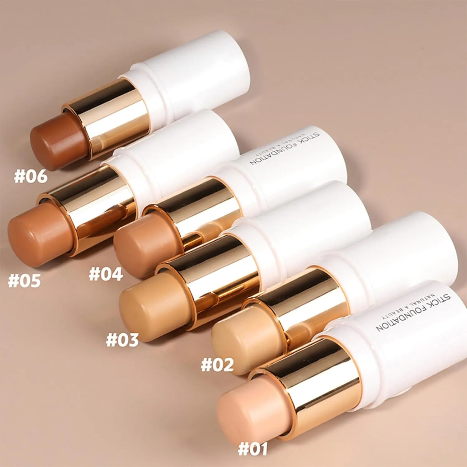 Concealer Foundation Stick, Superstay Powerful Coverage for Flawless Skin, Face Makeup and Contour Stick Foundations for Mature Skin, Base de Maquillaje Long-lasting & Sweat Resistant (02#, 8.5g)