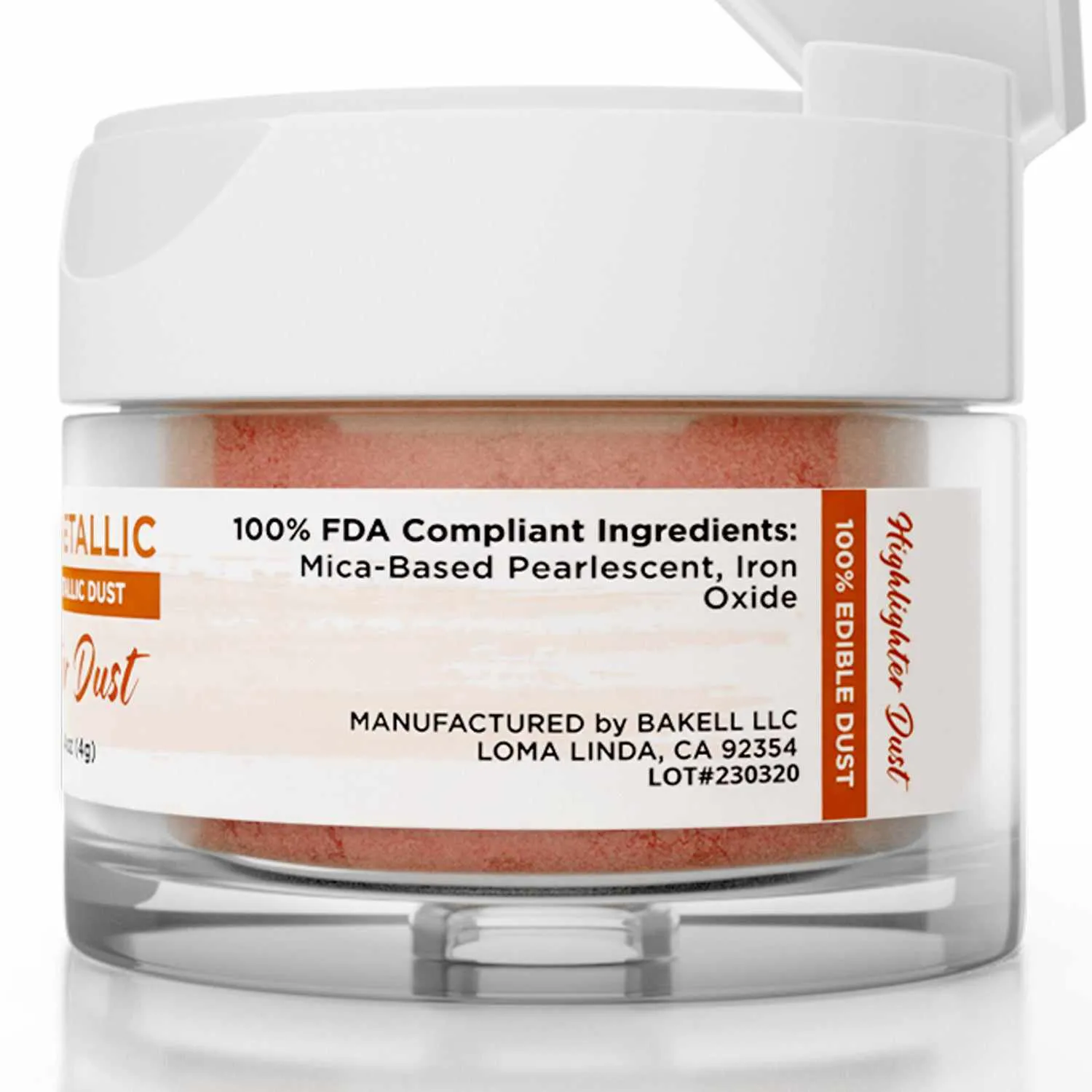 Copper Metallic Highlighter Dust