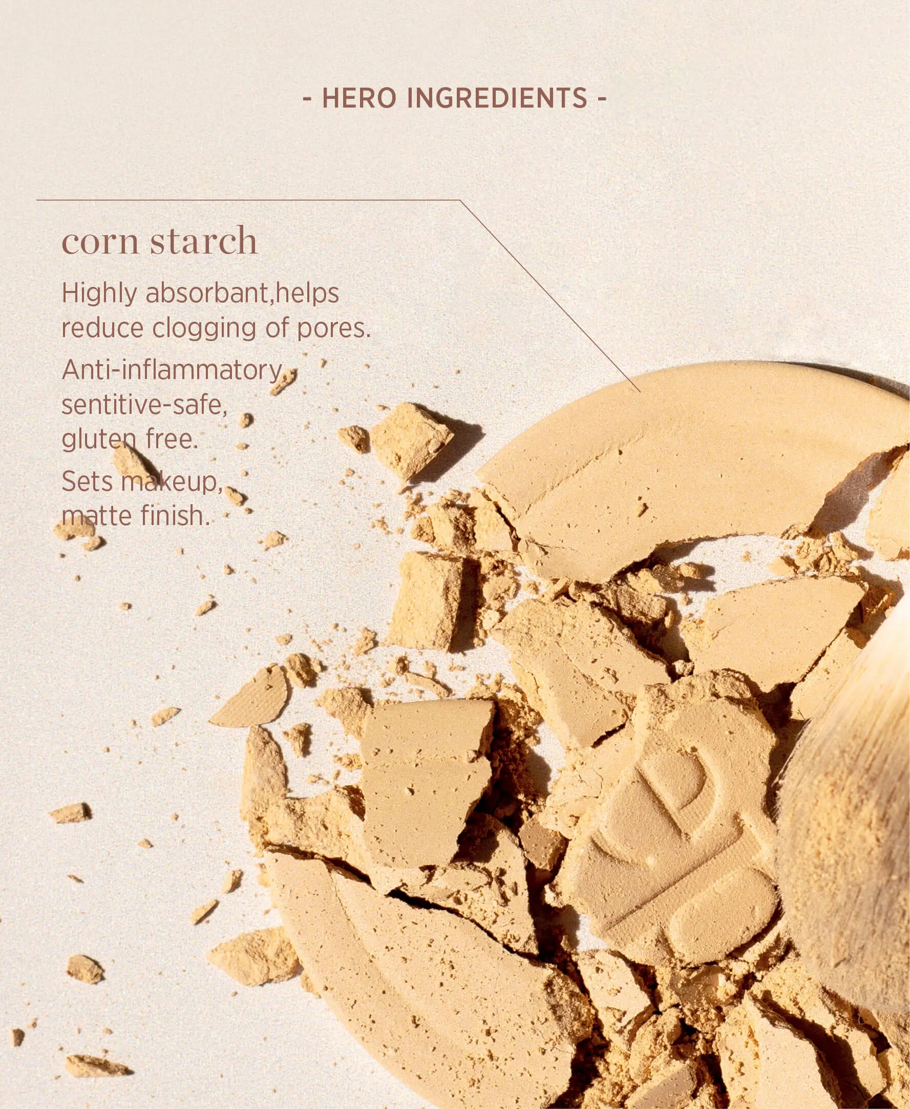 corn setting powder
