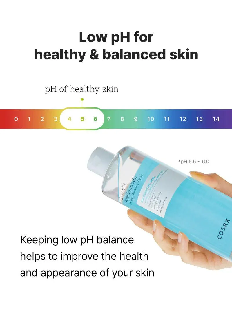 COSRX Low pH Niacinamide Micellar Cleansing Water ماء الميسلار لتنظيف البشرة من كوزركس