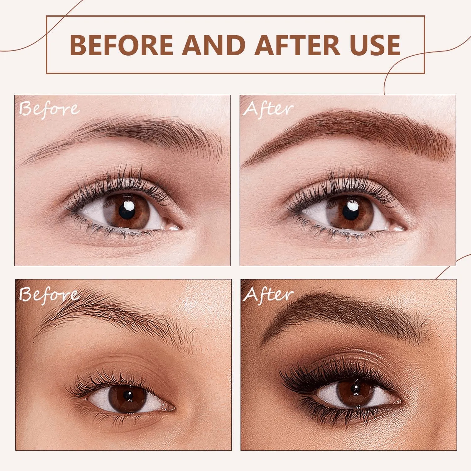 Cover Up Eyebrow Tattoo - Dark Brown