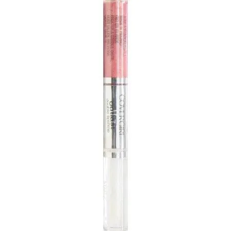 Covergirl Outlast Double Lip Shine, 205 Power Pink Choose Your Pack