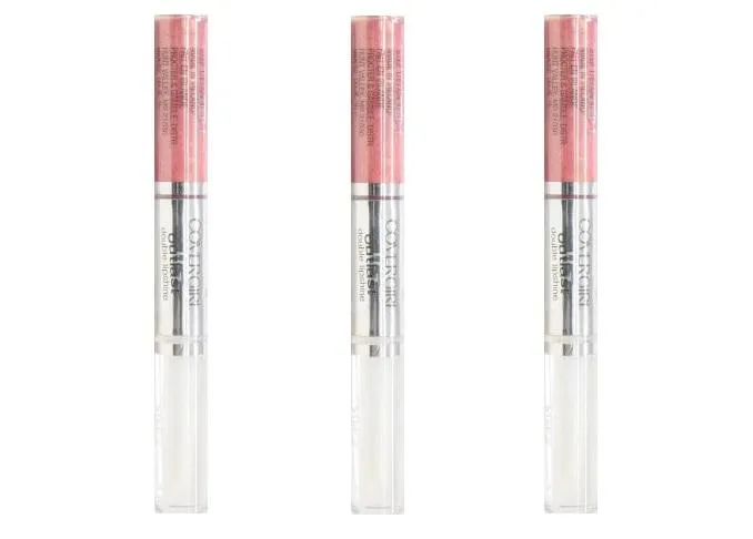 Covergirl Outlast Double Lip Shine, 205 Power Pink Choose Your Pack