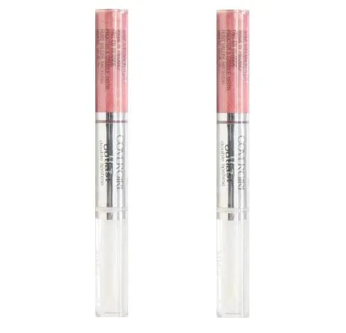Covergirl Outlast Double Lip Shine, 205 Power Pink Choose Your Pack
